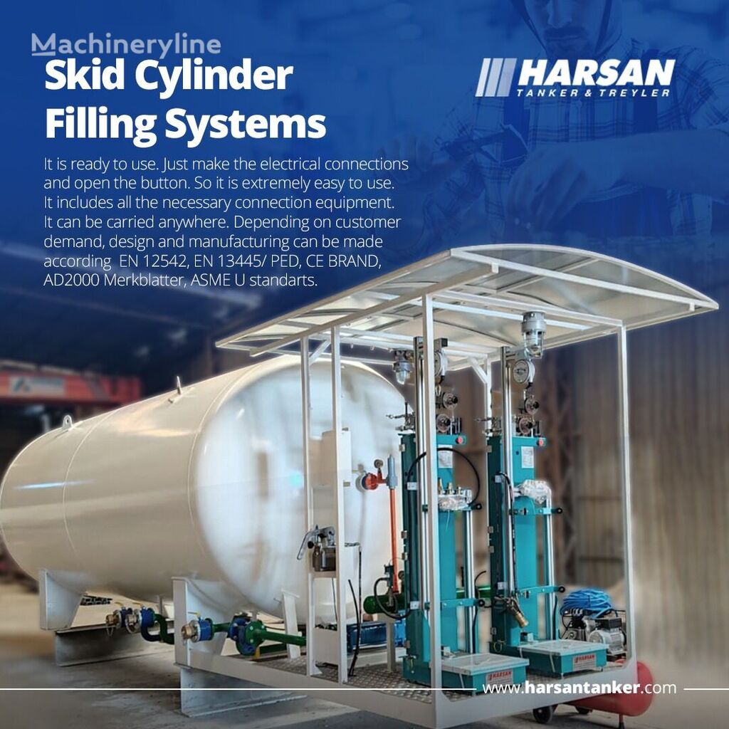 новое газобаллонное оборудование Harsan 2024 Model SKID LPG FILLING SCALE SYSTEM
