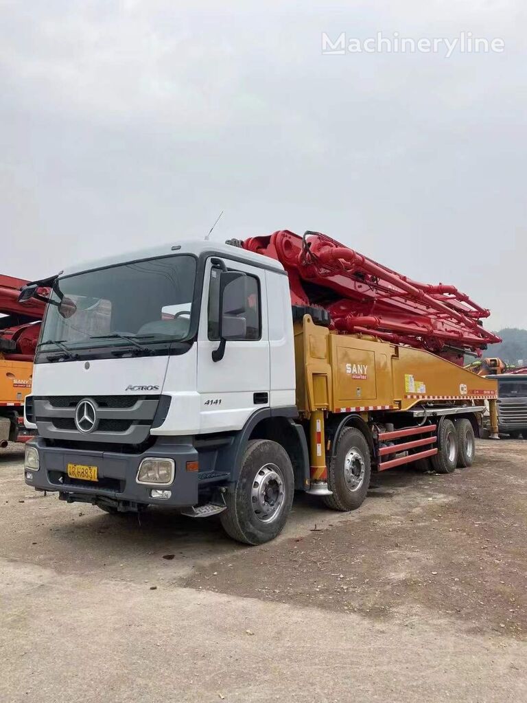 автобетононасос Sany SYM5353THB SYM5353THB concrete pump 52m на шасси Mercedes-Benz Benz 4141