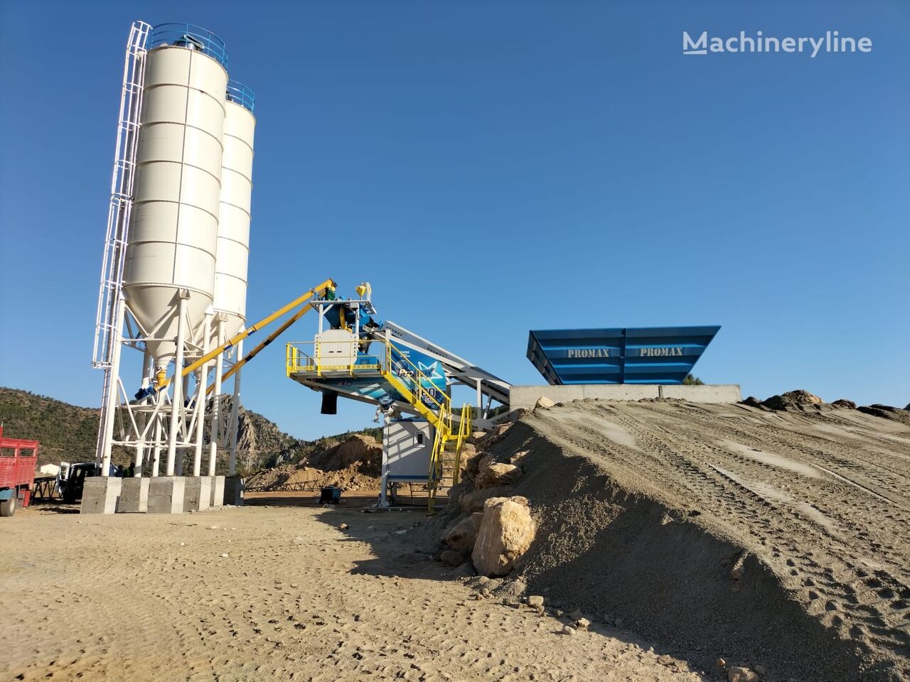 новый бетонный завод Promax M60-SNG (60m3/h)  Mobile Concrete Batching Plant