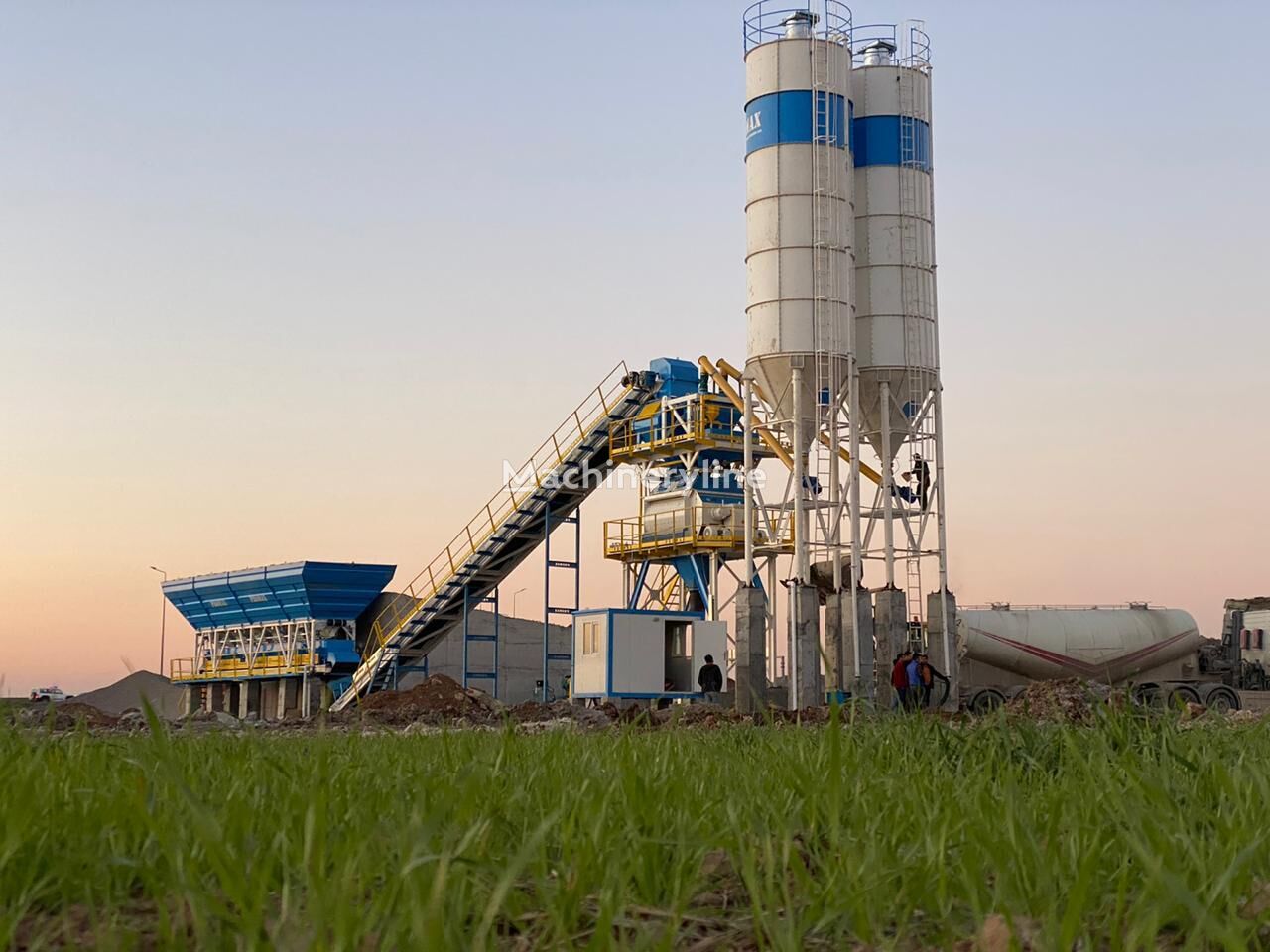 новый бетонный завод Promax STATIONARY Concrete Batching Plant PROMAX S100-TWN (130m/h)