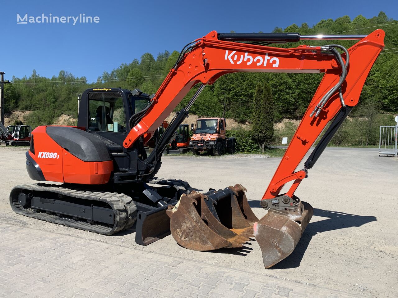 мини-экскаватор Kubota KX080-3